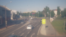 Křižovatka ulic Komenského a Velké Novosady