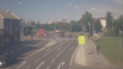 Křižovatka ulic Komenského a Velké Novosady