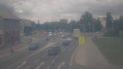 Křižovatka ulic Komenského a Velké Novosady