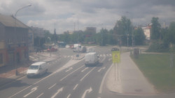 Křižovatka ulic Komenského a Velké Novosady