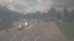 Křižovatka ulic Komenského a Velké Novosady