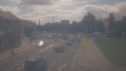 Křižovatka ulic Komenského a Velké Novosady