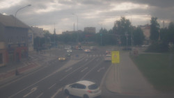 Křižovatka ulic Komenského a Velké Novosady