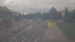Křižovatka ulic Komenského a Velké Novosady