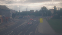 Křižovatka ulic Komenského a Velké Novosady