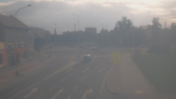 Křižovatka ulic Komenského a Velké Novosady