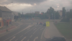 Křižovatka ulic Komenského a Velké Novosady