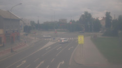 Křižovatka ulic Komenského a Velké Novosady