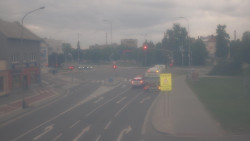 Křižovatka ulic Komenského a Velké Novosady