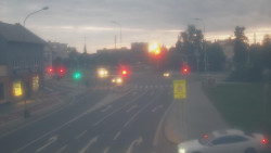 Křižovatka ulic Komenského a Velké Novosady
