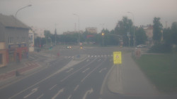 Křižovatka ulic Komenského a Velké Novosady