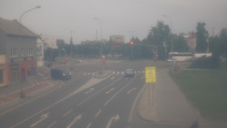 Křižovatka ulic Komenského a Velké Novosady