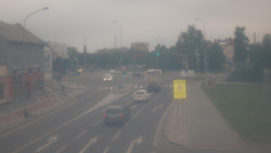 Křižovatka ulic Komenského a Velké Novosady