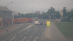 Křižovatka ulic Komenského a Velké Novosady