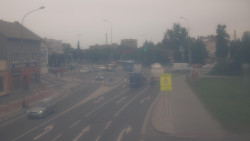 Křižovatka ulic Komenského a Velké Novosady