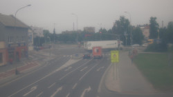 Křižovatka ulic Komenského a Velké Novosady