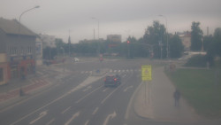 Křižovatka ulic Komenského a Velké Novosady