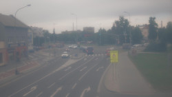 Křižovatka ulic Komenského a Velké Novosady