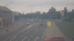 Křižovatka ulic Komenského a Velké Novosady