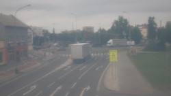 Křižovatka ulic Komenského a Velké Novosady