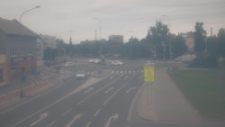 Křižovatka ulic Komenského a Velké Novosady