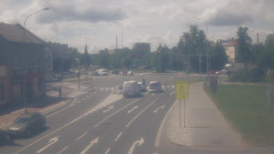 Křižovatka ulic Komenského a Velké Novosady