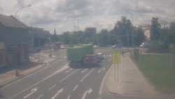 Křižovatka ulic Komenského a Velké Novosady