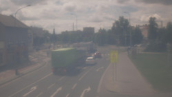 Křižovatka ulic Komenského a Velké Novosady