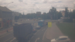Křižovatka ulic Komenského a Velké Novosady