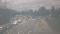 Křižovatka ulic Komenského a Velké Novosady