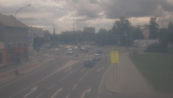 Křižovatka ulic Komenského a Velké Novosady