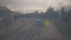 Křižovatka ulic Komenského a Velké Novosady