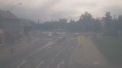Křižovatka ulic Komenského a Velké Novosady
