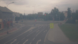 Křižovatka ulic Komenského a Velké Novosady