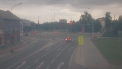 Křižovatka ulic Komenského a Velké Novosady