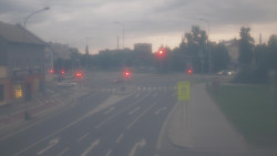Křižovatka ulic Komenského a Velké Novosady