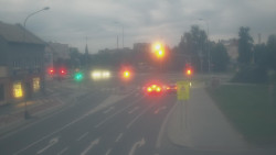Křižovatka ulic Komenského a Velké Novosady