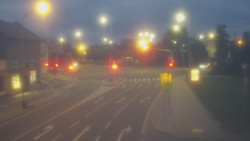 Křižovatka ulic Komenského a Velké Novosady