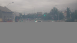 Křižovatka ulic Komenského a Velké Novosady