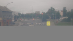 Křižovatka ulic Komenského a Velké Novosady