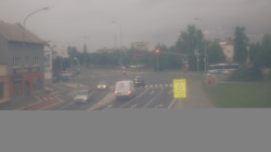 Křižovatka ulic Komenského a Velké Novosady
