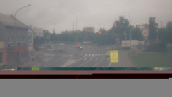 Křižovatka ulic Komenského a Velké Novosady