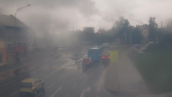 Křižovatka ulic Komenského a Velké Novosady