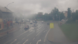 Křižovatka ulic Komenského a Velké Novosady