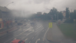 Křižovatka ulic Komenského a Velké Novosady