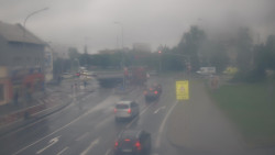 Křižovatka ulic Komenského a Velké Novosady