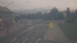 Křižovatka ulic Komenského a Velké Novosady