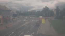 Křižovatka ulic Komenského a Velké Novosady