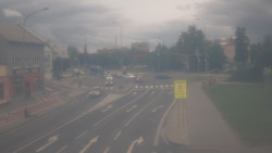 Křižovatka ulic Komenského a Velké Novosady