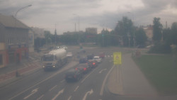 Křižovatka ulic Komenského a Velké Novosady